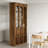 Nordic wood Bookcase, Multi-Tiered Natural Timber Storage Shelving, Floor-Standing Living Room & Study Storage Unit