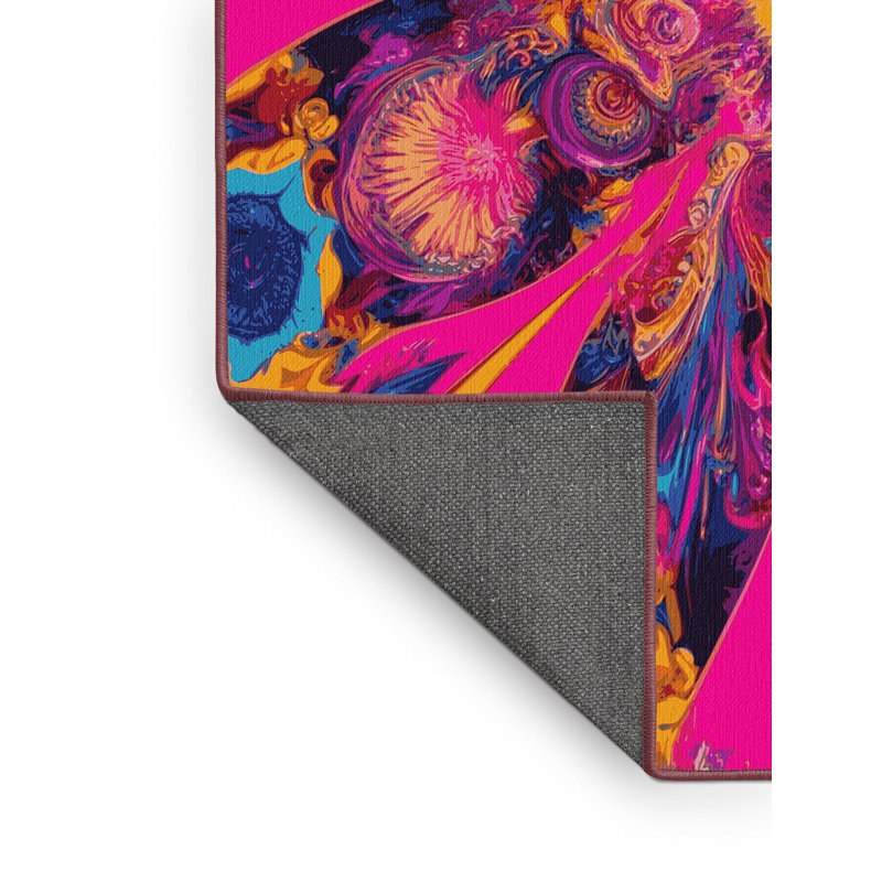 Hypno Pulse Rug, Square 4'