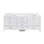 Meuble-lavabo double 84 po avec plateau en pierre reconstituée Render-826418525
