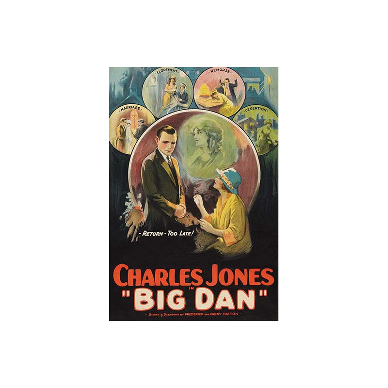 Big dan-impression de publicités, H 66 po x l 44 po x P 1,5 po