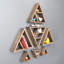 Remmy 10 Piece Triangle Spruce Solid Wood Accent Shelf