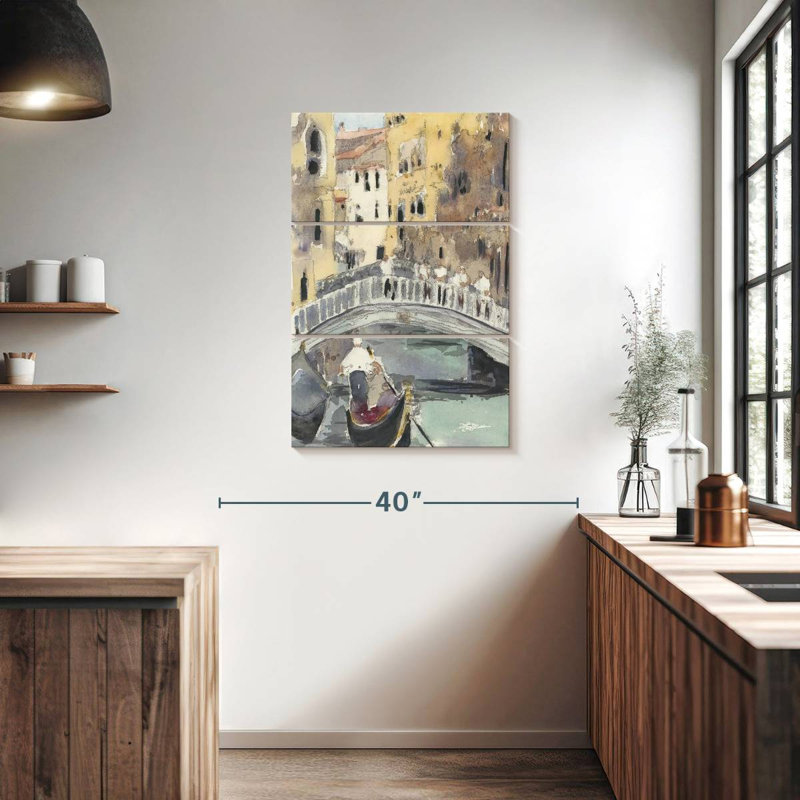 Masam le long du canal de Venise, H 38 po x l 24 po