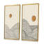 Minimalist Moon Landscape I - ensemble de 2 peintures-284827670-284827668