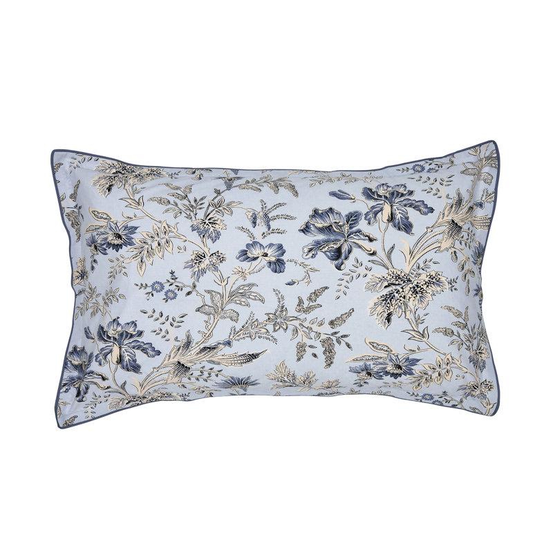 Lorelei Cotton Duvet Cover Set, Super King Duvet Cover + 2 Pillowcases