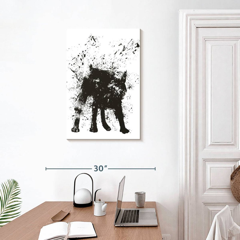 Hitzel Wet Dog, 30" H x 20" W