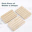 Porte-savon en marbre, porte-savon en travertin beige