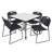 Romig Kee 42" L Breakroom Table and Chair Set-85728288-89628159