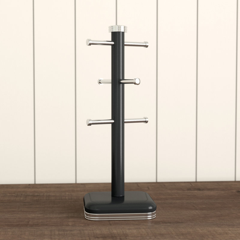 Retro Mug Tree, Black