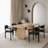 Prado - Modern White Oak Dining Table