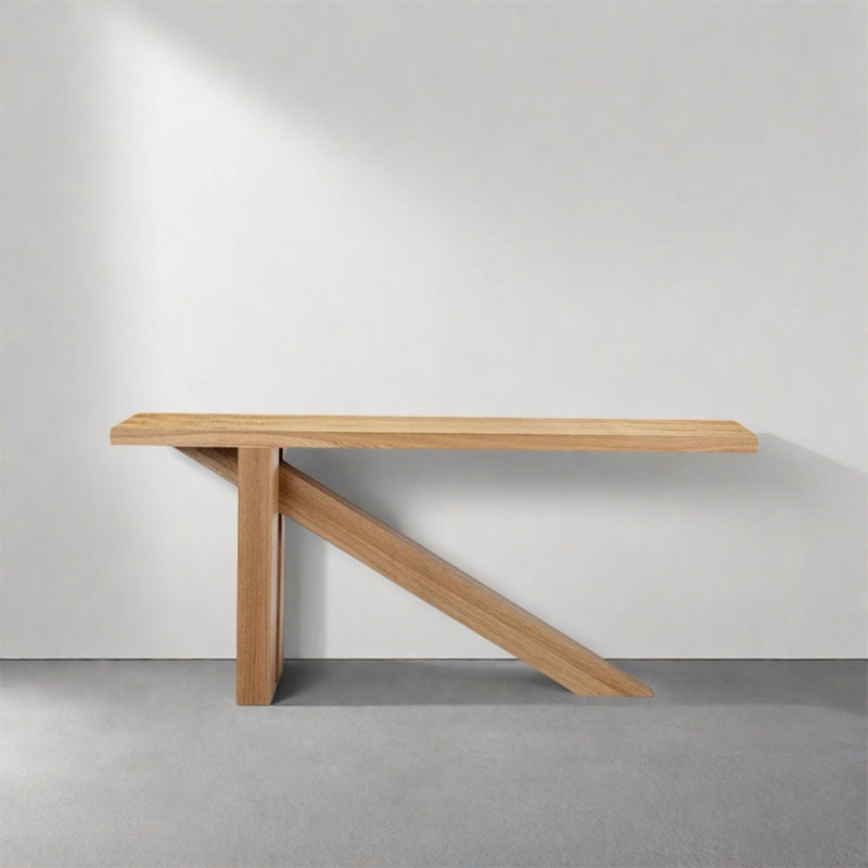 Console Minimalist Art, Bois naturel