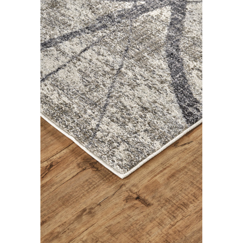 Tapis gris anthracite / gris Costigan, Rectangle 7 pi 10 po x 10 pi