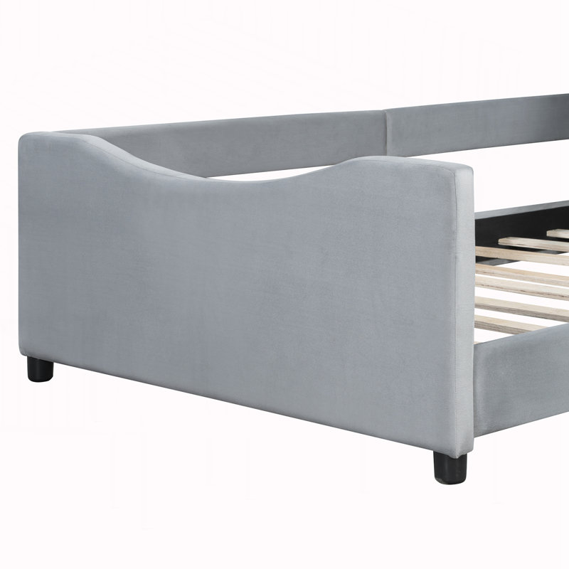 Lit de jour simple tapissier, Grey