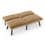 Canapé-lit pliant convertible gris-152424451-152424452