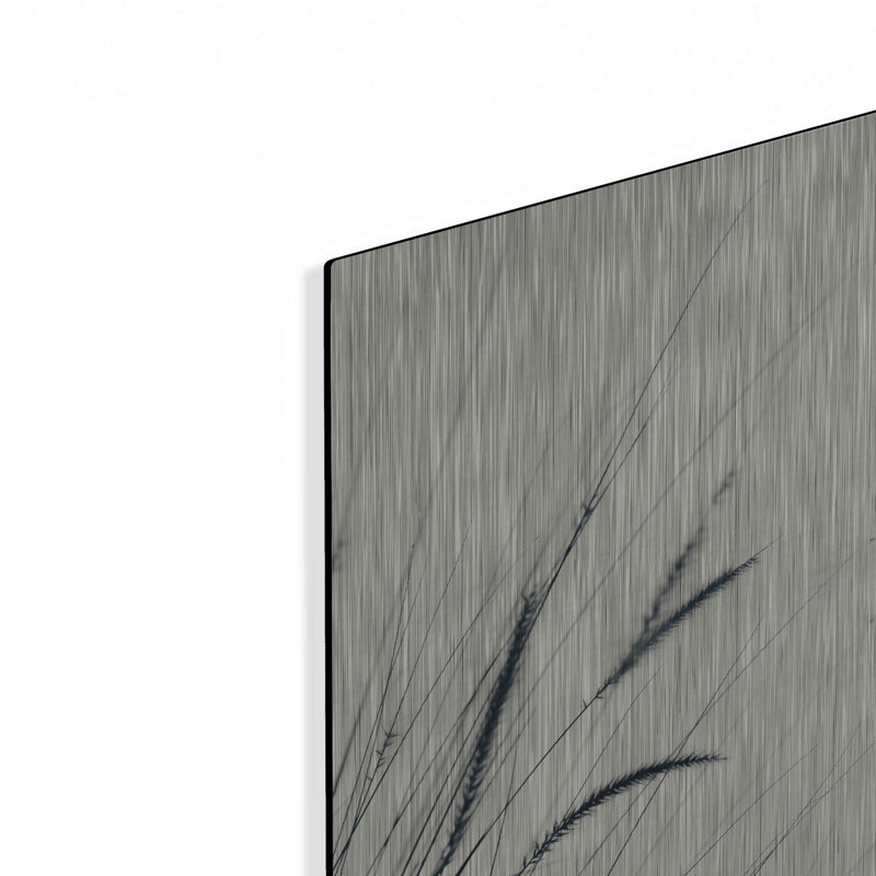 Red Barrel Studio® «Field Grasses I» par Debra Van Swearingen, art mural en métal, H 16 po x l 12 po