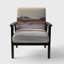 Fauteuil d'appoint Ell Elletsville - peint en mauve et doré II