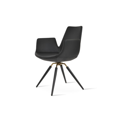 Eiffel Carrot Swivel Arm Chair