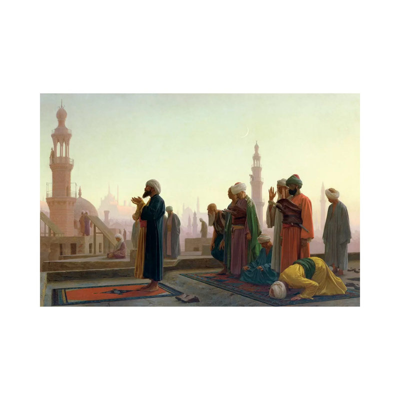 The Prayer, 1865 by Jean Leon Gerome - Wrapped Canvas Painting, 66.04 cm H x 45.72 cm W