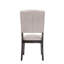 Ensemble de 2 chaises d'appoint en lin Bernard-2005791178