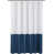 Blanc / Bleu marine