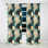 Retro Futurism Vibe - Rideau en velours Mid-Century - obscurcissant - 1 panneau