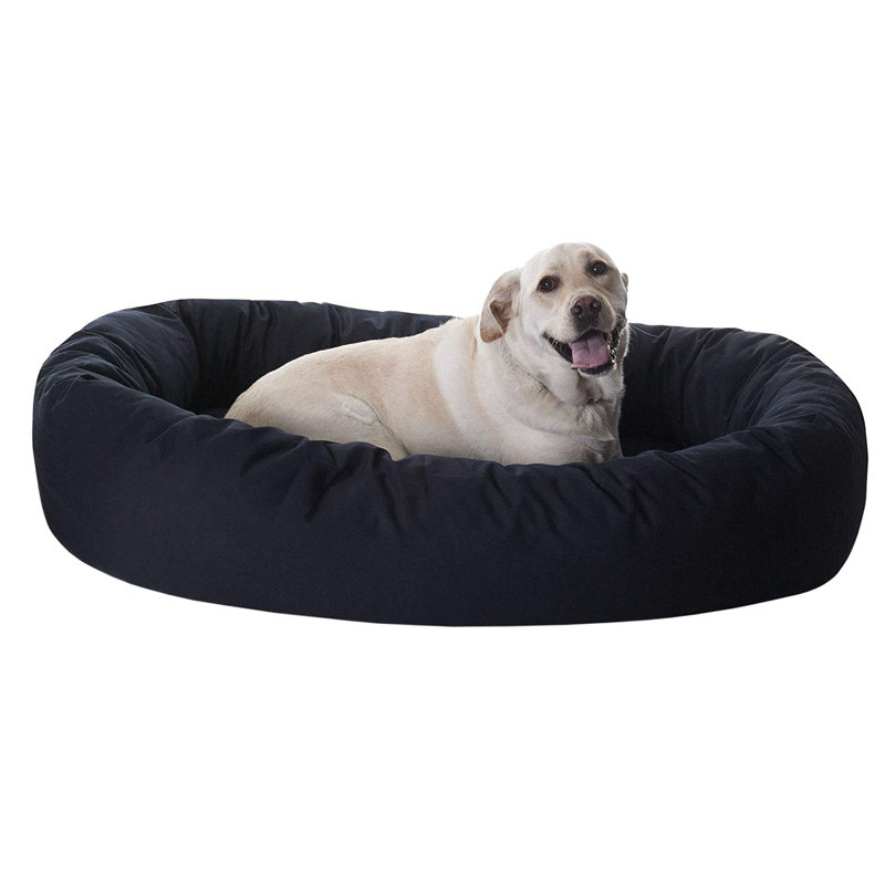 Extra Large Black Waterproof Orthopedic Elevated Pet Bed