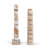 Whitewashed Wood Trees - 2 Assorted