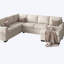 Canapé-lit modulaire surdimensionné en chenille de 108 po Weger-254765726