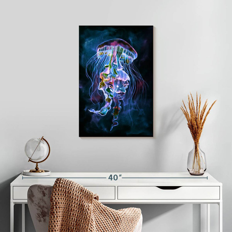 Brampt Jellyfish Glow, 24" H x 16" W