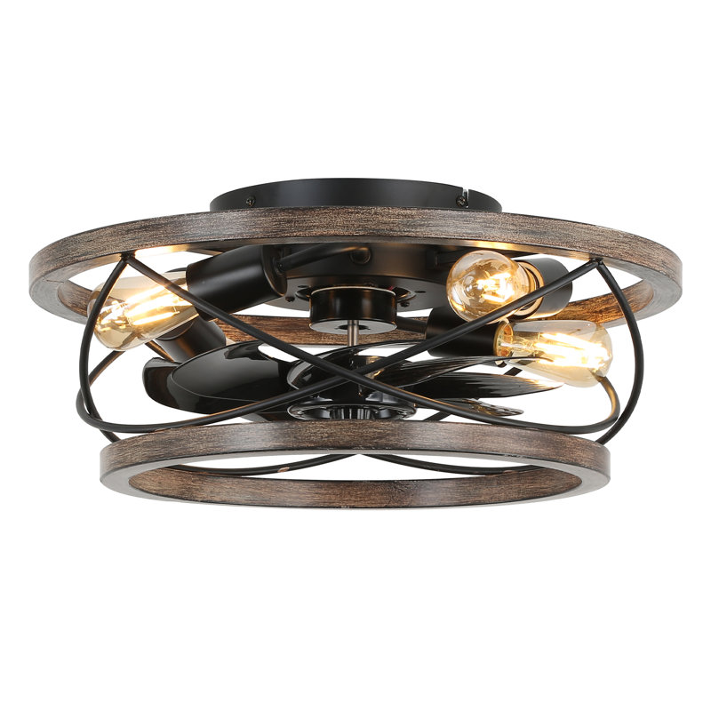 Ventilateur de plafond encastré en cage 18 po Bowdoin