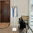 68.9" Freestanding Metal Coat Rack-114466640