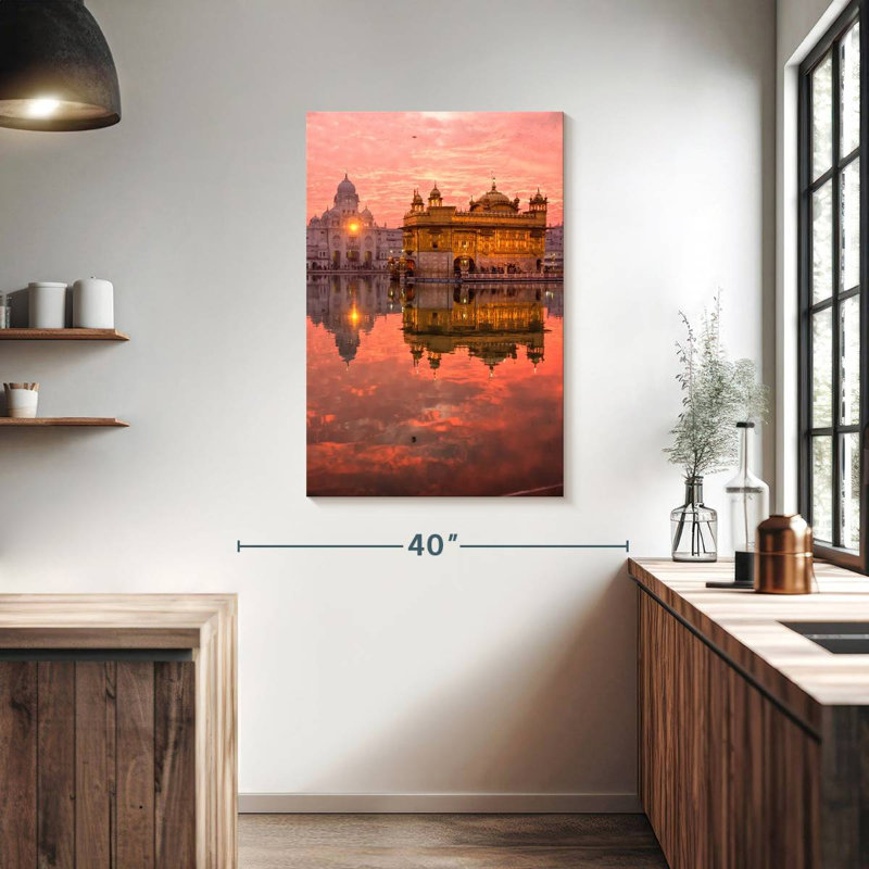 Aime Harmandir Sahib Reflection, 39" H x 26" W
