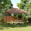 Vidaxl Foldable Party Tent Pop-Up With 4 Sidewalls Patio Gazebo Canopy Shelter-125168977-125168979-125168989