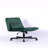 Green Velvet Criss Cross Armless Office Chair, With Wheels - Versatile For Home Office Meditation & Makeup-1717630738