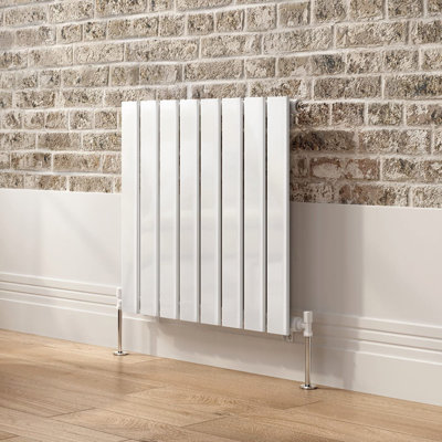 iBathUK Belgravia Horizontal Single Slim Flat Panel Radiator