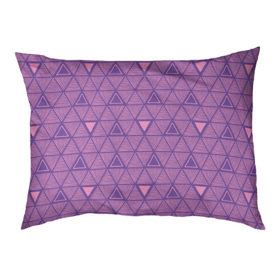Coussin d’extérieur pour chien à main triangles Chen