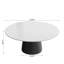 Table basse ronde en pierre et table basse en bois-829362319-829362306-829362307