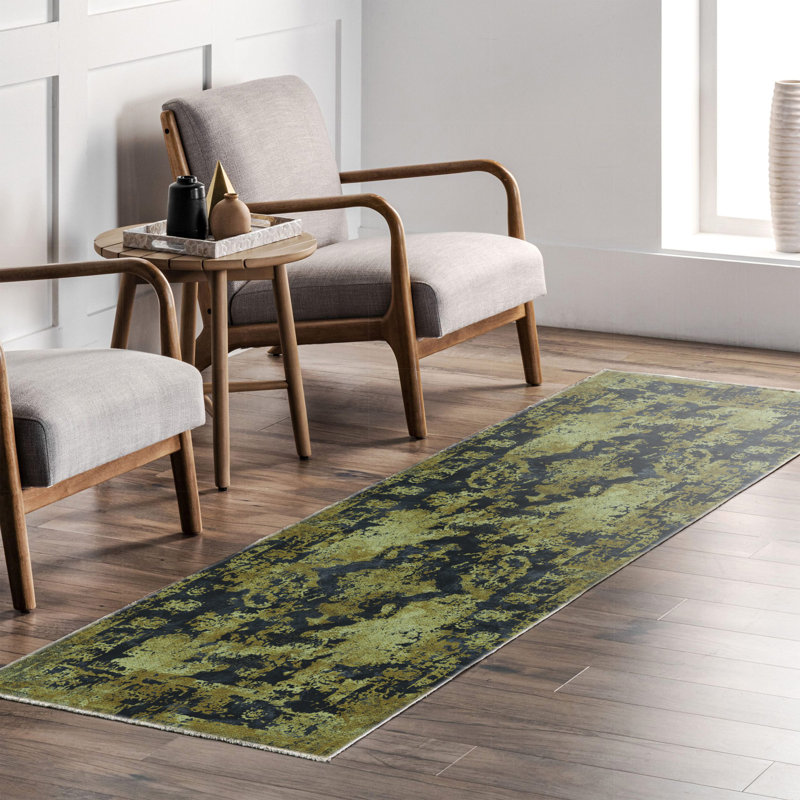 Tapis rectangulaire Villiam avec envers antidérapant, Rectangle 4 pi x 6 pi 7 po