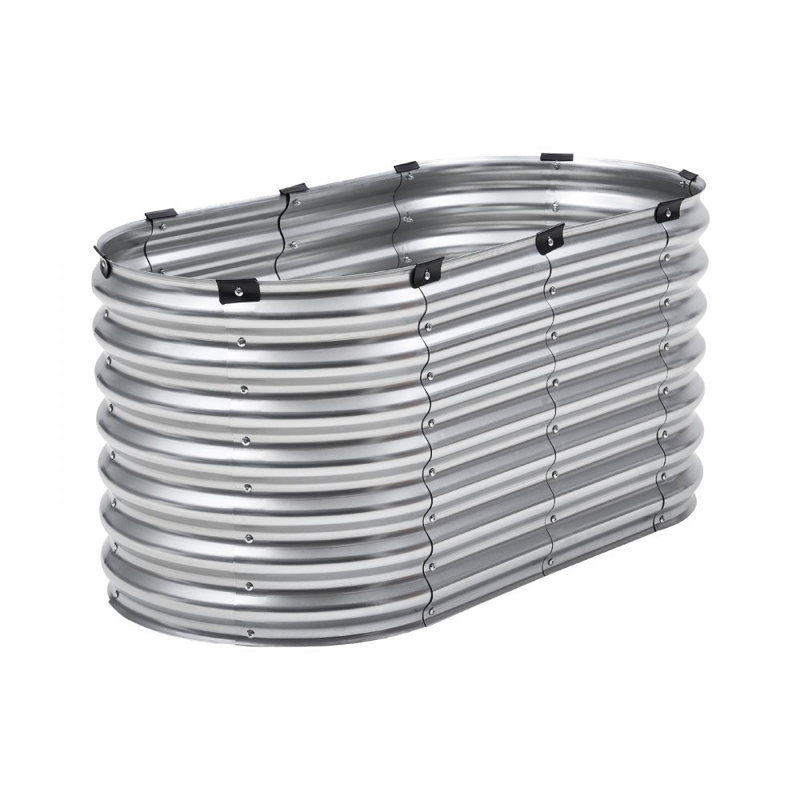Self-Watering Metal Raised Garden Bed, 56.1cm H x 120.1cm W x 57.6cm D