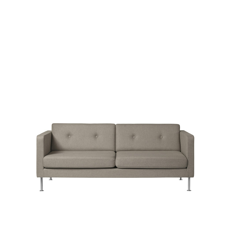 Firhoj Sofa, 32.28" H x 77.95" W x 34.65" D, Light Brown Wool