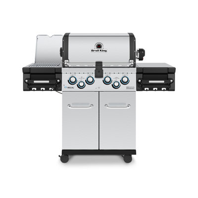 Broil King 4 Free Standing 50000 BTU Grill with Side Burner and Cabinet -  956947