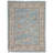 One-of-a-Kind Rectangle 7'11" X 10'9" Old Wool Area Rug in Light Blue/Ivory