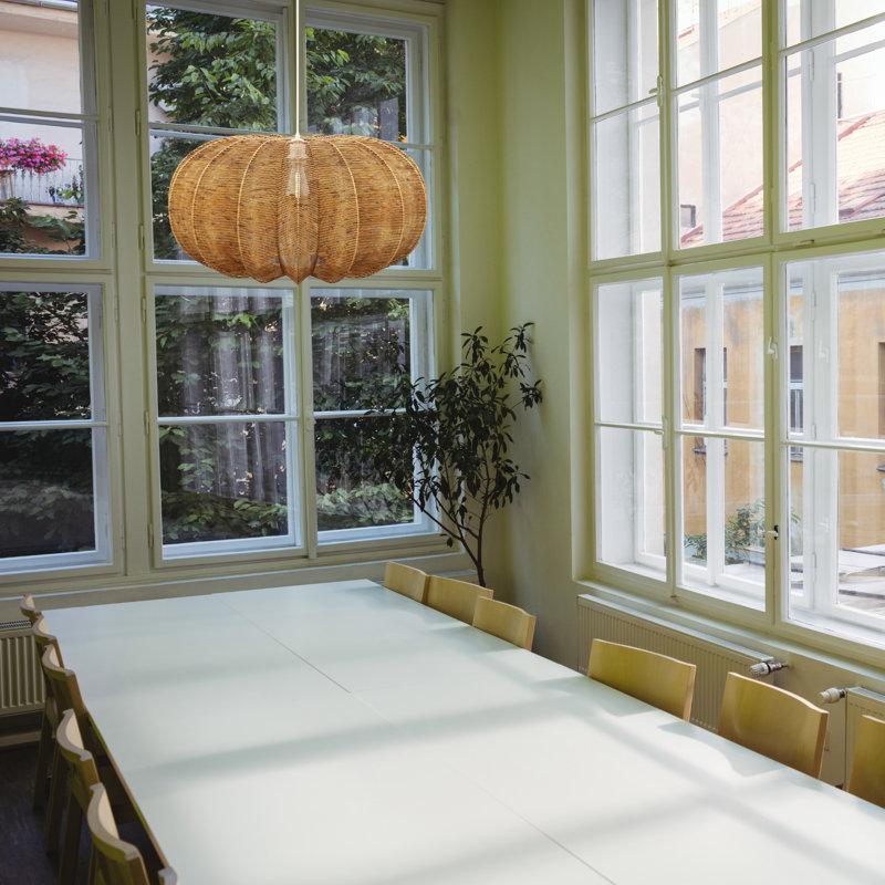 1 - Light Natural Chandelier Pendant