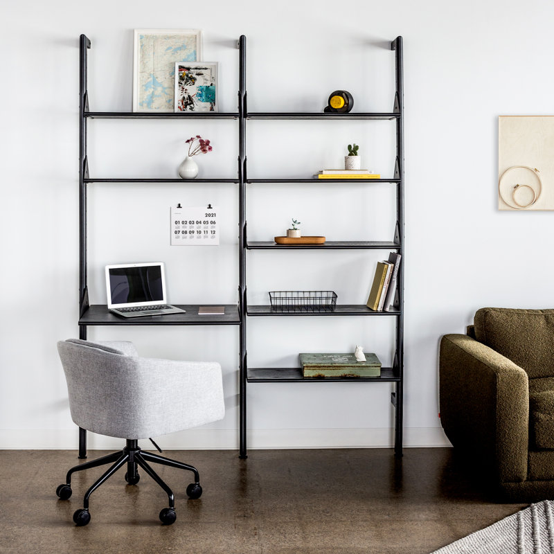 Branch 2 - Desk Shelving Unit, Black