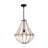 16.53" Retro Countryside Chandelier Adjustable Chain Need 1*E26 Bulb