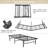 Alwyn Home 14'''' Twin Size Metal Platform Bed Foldable Mattress Foundation Tool-free Assembly-2143201665