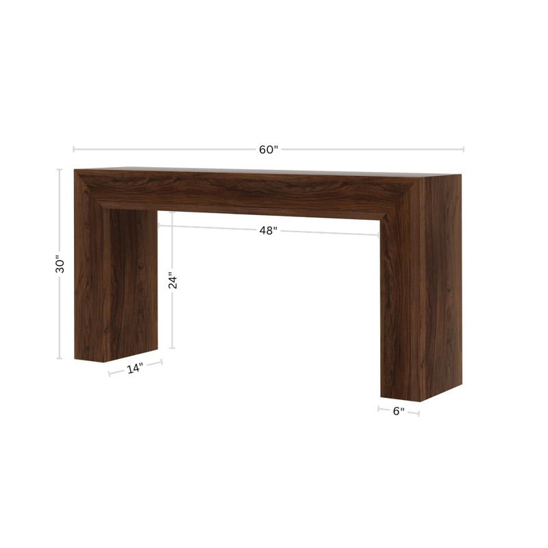 Bridgeway Console Table, 60", Walnut