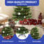 Sapin de Noël givré pré-éclairé-1361234898