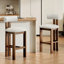 Chaise à dossier plein blanc et brun (paquet de 8)-1484969574-1484969576