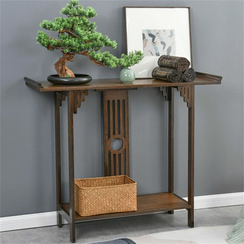 Finbar 81.5cm Solid Wood Console Table