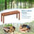 Nedal Solid Wood Outdoor Bench